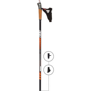 5W08C KV+ Exclusive Clip Pole. KV+ KV Plus Nordic Walking Poles in Canada and USA