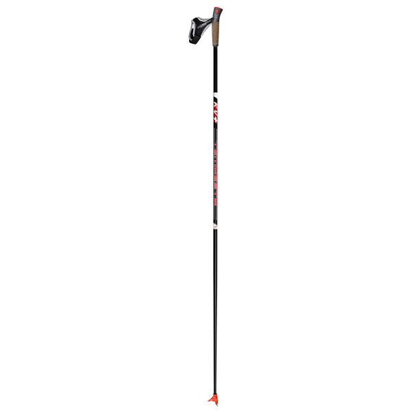 20P006Q KV+ Tempesta Cross-Country Ski Poles with Quick-Changing Baskets full length. KV+ KV Plus Nordic ski poles in Canada and USA
