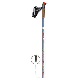 20P007R KV+ Tempesta Blue Roller Ski Poles. KV+ KV Plus Cross-country Roller Ski Poles in Canada and USA