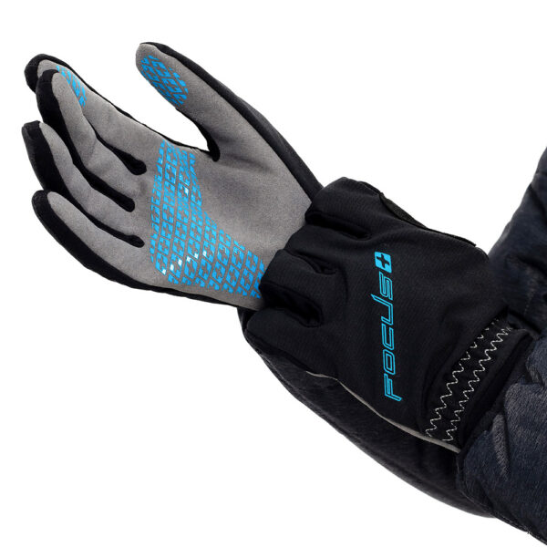 21G07.2 KV+ Focus Ski Gloves Black-blue 2