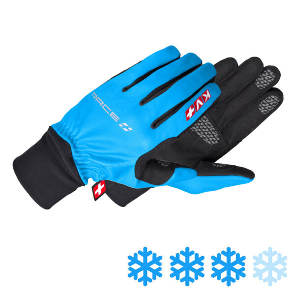 22G08.2 KV+ Race Blue Ski Gloves