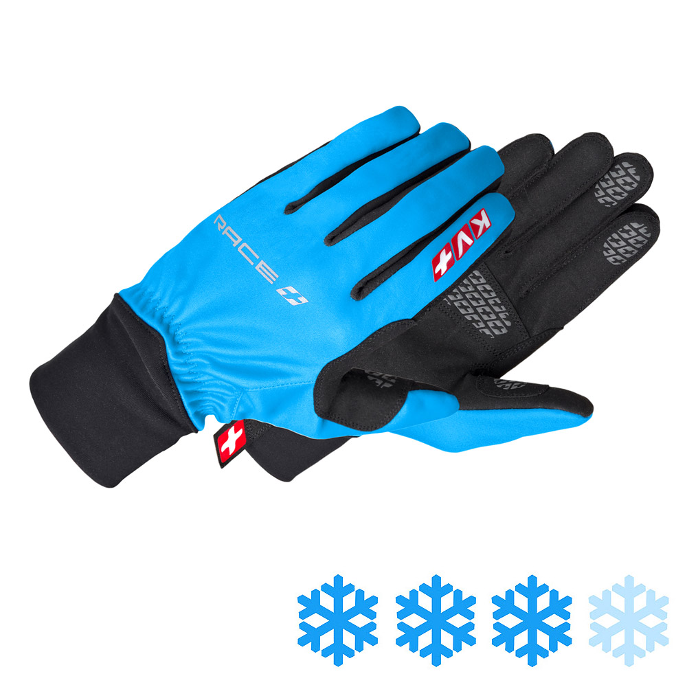 KV+ Race Blue Ski Gloves