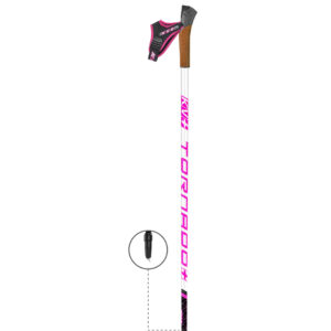 23P004QPR KV+ Tornado Pink roller ski poles