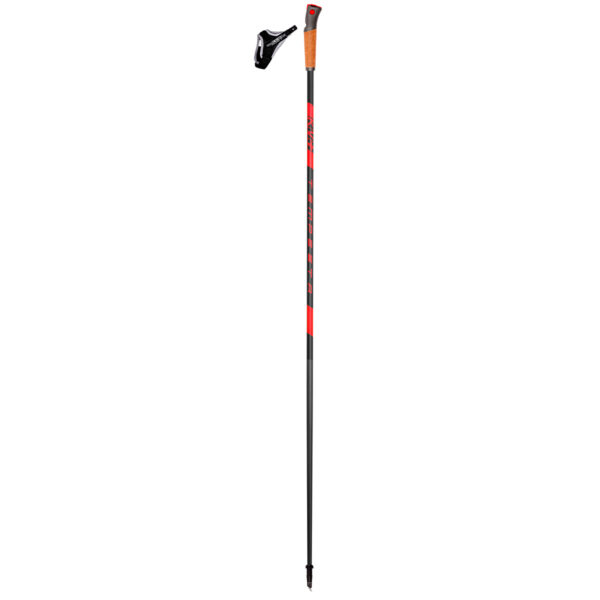 23P006R KV+ Tempesta Black roller ski poles full length