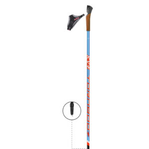 24P004QR KV+ Tornado Blue roller ski poles