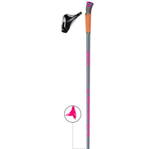 23P010P KV+ Campra Pink cross-country ski poles