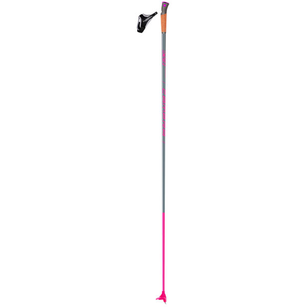 23P010P KV+ Campra Pink cross-country ski poles full length