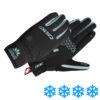 25G05.121 KV+ Cold Pro Cross-country Ski Gloves Black-Turquoise 1