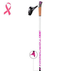 23P003JQP KV+ Tornado Plus Junior Pink QCB cross-country ski poles