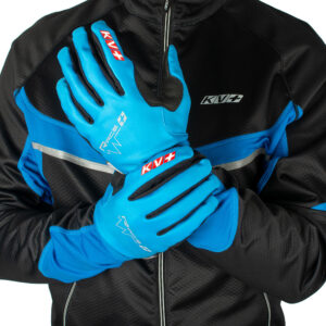 24G08.2 KV+ RACE Blue ski gloves 2