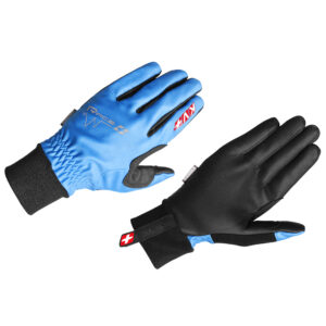 24G08.2 KV+ RACE Blue ski gloves 3