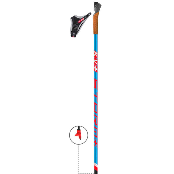 24P017Q KV+ Storm cross-country ski poles